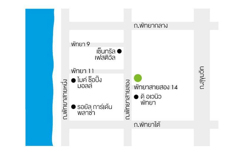 The Base Deluxe Apartment Pattaya Luaran gambar